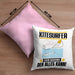 Kitesurfer Kissen mit Füllung 40x40 Geschenk für Kitesurfer Der Mann Der Alles Kann Geschenkidee zum Geburtstag (Grau) Rosa Trendation