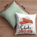 Schoko Dealer Kissen mit Füllung 40x40 Geschenk für Schokoladenverkäufer Geburtstag Spruch Geschenkidee (Grau) Grün Trendation