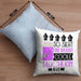 Taucherin Geschenk Kissen mit Füllung 40x40 Lustig Geschenkidee für Taucherin Geburtstag So Sieht Eine Richtig Coole Taucherin Aus Frauen Spruch (Grau) Blau Trendation