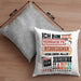 Webdesigner Kissen mit Füllung 40x40 Geschenk Spruch Lustig Geschenkidee für Webdesigner Geburtstag Ich Bin Der Verrückte Webdesigner (Grau) Grau Trendation