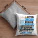Synchronschwimmerin Geschenk Kissen mit Füllung 40x40 Lustiger Spruch Erheben Sie Sich Der Synchronschwimmerin Betritt den Raum (Grau) Grau Trendation
