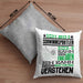 Schwimmsportler Geschenk Kaffee-Kissen mit Füllung 40x40 Geschenkidee für Schwimmsportler Ich Bin Schwimmsportler Ich Kann Es Dir Erklären Jedoch Nicht Für Dich Verstehen Spruch Lustig (Grau) Grau Trendation