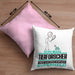 Tierforscher Geschenk Kissen mit Füllung 40x40 Ich Bin Tierforscher Aber Sag Doch Einfach Superheld Lustige Geschenkdiee für Tierforscher (Grau) Rosa Trendation