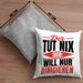 Dirigent Geschenk Orchester Chorleiter Geschenkidee Kissen mit Füllung 40x40 Der Tut Nix Der Will Nur Dirigieren (Grau) Grau Trendation