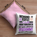 Marathonläufer Geschenk Kissen mit Füllung 40x40 Lustige Geschenkidee für Marathonläufer Geburtstag Niemand Ist Perfekt Aber Als Marathonläufer Ist Man Nah Dran (Grau) Rosa Trendation