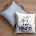 Straßenmusiker Geschenk Kissen mit Füllung 40x40 So Gut Kann Nur Ein Straßenmusiker Aussehen Geschenkidee (Grau) Blau Trendation