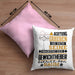 Gewichtheber Geschenk Kissen mit Füllung 40x40 Lustiger Spruch Erheben Sie Sich Der Gewichtheber Betritt den Raum (Grau) Rosa Trendation