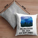 Polarlichter 2024 Kissen mit Füllung 40x40 Geschenk Ich War Dabei Polar-Lichter Polarlicht Heute Nochmal Polarlichter Spruch (Grau) Grau Trendation
