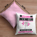 Ingenieur Kissen mit Füllung 40x40 Geschenk für Ingenieur Geburtstag Lustiger Spruch Was Ist Deine Superkraft (Grau) Rosa Trendation