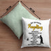 Kissen mit Füllung 40x40 für Angler Geschenk für Fischer Geschenkidee (Grau) Grün Trendation