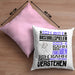 Baseballspieler Geschenk Kaffee-Kissen mit Füllung 40x40 Geschenkidee für Baseballspieler Ich Bin Baseballspieler Ich Kann Es Dir Erklären Jedoch Nicht Für Dich Verstehen Spruch Lustig (Grau) Rosa Trendation