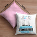 Gesangslehrer Geschenk Kissen mit Füllung 40x40 So Gut Kann Nur Ein Gesangslehrer Aussehen Geschenkidee (Grau) Rosa Trendation