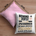 Spaziergänger Geschenk Kissen mit Füllung 40x40 Lustige Geschenkidee für Spaziergänger Geburtstag Niemand Ist Perfekt Aber Als Spaziergänger Ist Man Nah Dran (Grau) Rosa Trendation