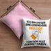 Biologe Geschenk Kissen mit Füllung 40x40 Lustige Geschenkidee Geburtstag für Biologe Ich Bin Dieser Legendäre Biologe Von Dem Alle Geredet Haben (Grau) Rosa Trendation