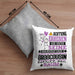 Großcousin Geschenk Kissen mit Füllung 40x40 Lustiger Spruch Erheben Sie Sich Der Großcousin Betritt den Raum (Grau) Grau Trendation