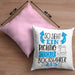 So Sieht Ein Richtig Cooler Bootsfahrer Aus Geschenk Kissen mit Füllung 40x40 Lustiger Spruch Geschenkidee (Grau) Rosa Trendation