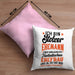 Ehemann Geschenk Kissen mit Füllung 40x40 Ich Bin Stolzer Ehemann Einer Fantastischen Ehefrau Jahrestag Geschenkidee Gag Joke (Grau) Rosa Trendation