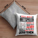 Brettspieler Geschenk Kaffee-Kissen mit Füllung 40x40 Geschenkidee für Brettspieler Ich Bin Brettspieler Ich Kann Es Dir Erklären Jedoch Nicht Für Dich Verstehen Spruch Lustig (Grau) Grau Trendation