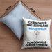 Bocciapieler Geschenk Kissen mit Füllung 40x40 Lustige Geschenkidee Geburtstag für Bocciapieler Ich Bin Dieser Legendäre Bocciapieler Von Dem Alle Geredet Haben (Grau) Blau Trendation