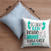 So Sieht Ein Richtig Cooler Kanufahrer Aus Geschenk Kissen mit Füllung 40x40 Lustiger Spruch Geschenkidee (Grau) Blau Trendation