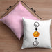 Basketball Kissen mit Füllung 40x40 Geschenk für Basketball-Spieler Geburtstag Lustige Geschenkidee :( + Basketball = :) (Grau) Rosa Trendation