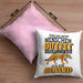 Lustige Gepard Kissen mit Füllung 40x40 Spruch Kostüm Geschenkidee (Grau) Rosa Trendation