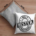 Praktikant Kissen mit Füllung 40x40 Geschenk Lustiger Spruch Welt Bester Praktikant (Grau) Grau Trendation