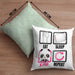 Eat Sleep K-Pop Kissen mit Füllung 40x40 Geschenk Koreanische Musik Kpop Geschenkidee Spruch (Grau) Grün Trendation