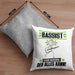 Bassist Kissen mit Füllung 40x40 Geschenk für Bassist Der Mann Der Alles Kann Geschenkidee zum Geburtstag (Grau) Grau Trendation