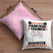 Parkour-Trainer Kissen mit Füllung 40x40 Geschenk für Parkour-Trainer Geburtstag Lustiger Spruch Was Ist Deine Superkraft (Grau) Rosa Trendation