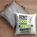 Bassist Geschenk Lustiger Spruch für Bassist Geschenkidee Bester Bassist Der WeltKissen mit Füllung 40x40 (Grau) Grau Trendation