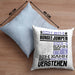 Bungee-Jumper Geschenk Kaffee-Kissen mit Füllung 40x40 Geschenkidee für Bungee-Jumper Ich Bin Bungee-Jumper Ich Kann Es Dir Erklären Jedoch Nicht Für Dich Verstehen Spruch Lustig (Grau) Blau Trendation