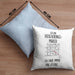 Versicherungsmakler Kissen mit Füllung 40x40 Geschenk Lustiger Spruch Ich Finde Immer Eine Lösung Kaffee (Grau) Blau Trendation