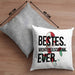 Schrott-Wichtelgeschenk für Frauen Kollegen Geschenk Wichteln Weihnachten Bestes Wichtelgeschenk Ever geschenkidee SchrottwichtelnKissen mit Füllung 40x40 (Grau) Grau Trendation