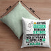 Volleyballspieler Geschenk Kissen mit Füllung 40x40 Lustiger Spruch Erheben Sie Sich Der Volleyballspieler Betritt den Raum (Grau) Grün Trendation