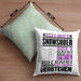 Snowshoer Geschenk Kaffee-Kissen mit Füllung 40x40 Geschenkidee für Snowshoer Ich Bin Snowshoer Ich Kann Es Dir Erklären Jedoch Nicht Für Dich Verstehen Spruch Lustig (Grau) Grün Trendation