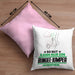 Bungee-Jumper Geschenk Kissen mit Füllung 40x40 So Gut Kann Nur Ein Bungee-Jumper Aussehen Geschenkidee (Grau) Rosa Trendation