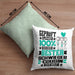 Schwiegercousin Geschenk Lustiger Spruch für Schwiegercousin Geschenkidee Bester Schwiegercousin Der WeltKissen mit Füllung 40x40 (Grau) Grün Trendation
