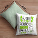 Gärtner Kissen mit Füllung 40x40 Geschenk So Sieht Ein RIchtig Cooler Gärtner Aus Geschenkidee Lustiger Spruch Geburtstag (Grau) Grün Trendation