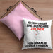 Zipliner Geschenk Kissen mit Füllung 40x40 Lustige Geschenkidee Geburtstag für Zipliner Ich Bin Dieser Legendäre Zipliner Von Dem Alle Geredet Haben (Grau) Rosa Trendation