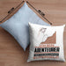 Abenteurer Geschenk Kissen mit Füllung 40x40 Ich Bin Abenteurer Aber Sag Doch Einfach Superheld Lustige Geschenkdiee für Abenteurer (Grau) Blau Trendation