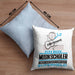 Musikschüler Geschenk Kissen mit Füllung 40x40 Ich Bin Musikschüler Aber Sag Doch Einfach Superheld Lustige Geschenkdiee für Musikschüler (Grau) Blau Trendation