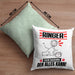 Ringer Kissen mit Füllung 40x40 Geschenk für Ringer Der Mann Der Alles Kann Geschenkidee zum Geburtstag (Grau) Grün Trendation