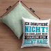 Lustige Kissen mit Füllung 40x40 mit Spruch "Ich diskutiere nicht, ich erkläre nur warum ich recht habe" (Grau) Grün Trendation