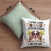 Australian Shepherd Besitzer Kissen mit Füllung 40x40 Geschenk Lustiger Spruch Geschenkidee I Work Hard So My Australian Shepherd Can Have A Better Life (Grau) Grün Trendation
