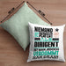 Dirigent Geschenk Kissen mit Füllung 40x40 Lustige Geschenkidee für Dirigent Geburtstag Niemand Ist Perfekt Aber Als Dirigent Ist Man Nah Dran (Grau) Grün Trendation