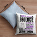 Geologe Geschenk Kissen mit Füllung 40x40 Geschenkidee für Geologe Geburtstag Lustiger Spruch Ich Bin Geologe Ich Kann Es Dir Erklären Aber Nicht Für Dich Verstehen (Grau) Blau Trendation