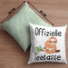 Offizielle TeeKissen mit Füllung 40x40 Geschenk Teetrinker Geschenkidee Tee-Kissen mit Füllung 40x40 (Grau) Grün Trendation
