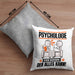 Psychologe Kissen mit Füllung 40x40 Geschenk für Psychologe Der Mann Der Alles Kann Geschenkidee zum Geburtstag (Grau) Grau Trendation
