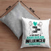 Influencer Geschenk Kissen mit Füllung 40x40 So Gut Kann Nur Ein Influencer Aussehen Geschenkidee (Grau) Grau Trendation